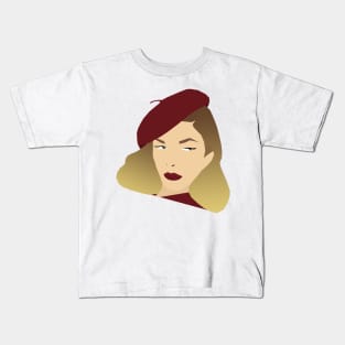 Lauren Bacall - The Look Kids T-Shirt